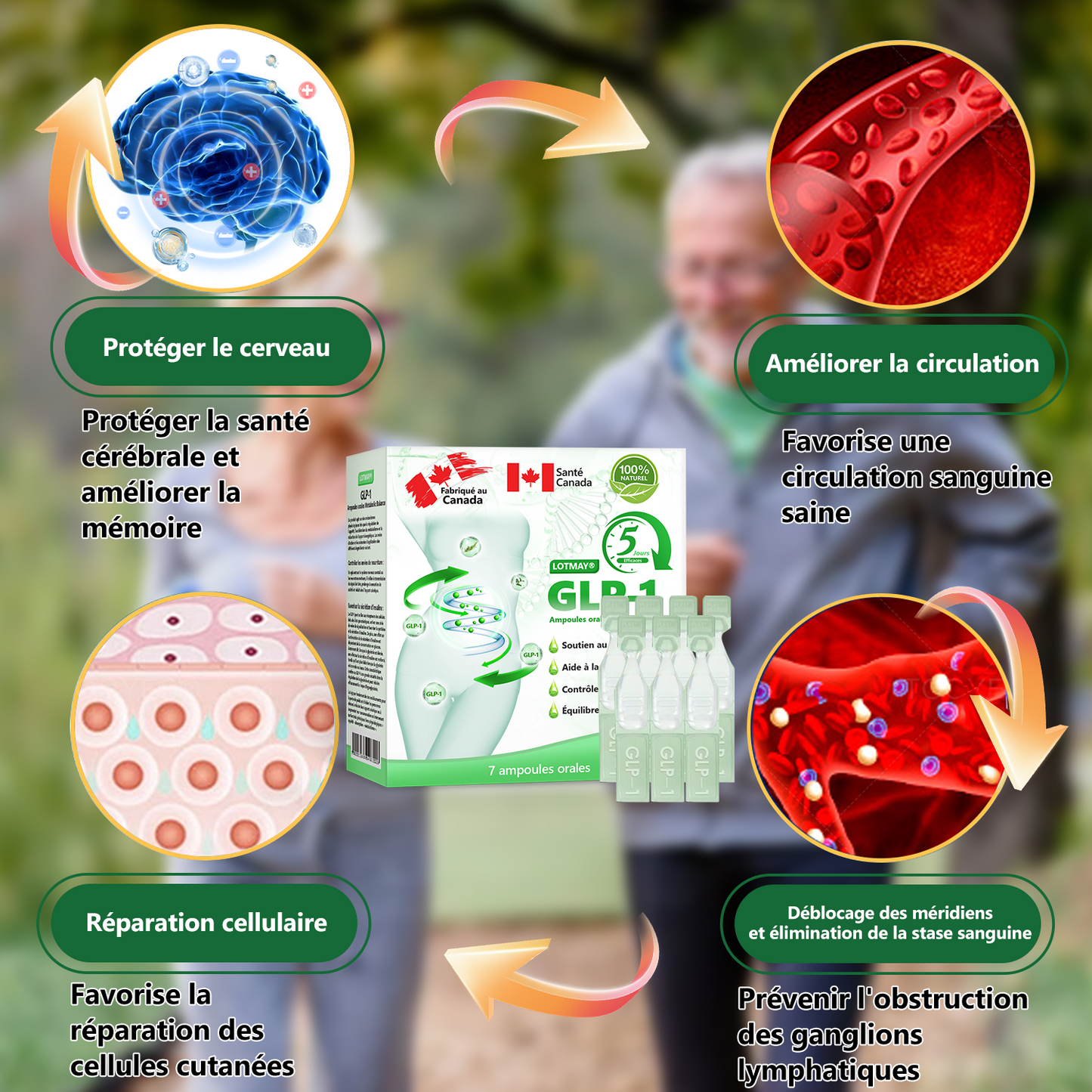 Docteur CA recommandé 👩⚕️|👑 𝖫OTMAY® GLP-1 Multiaction Ampoules Orales(Juste une fois par jour, des changements visibles en 7 jours) Pour l'obésité, la santé cardiovasculaire, le diabète, l'apnée du sommeil, la santé intestinale