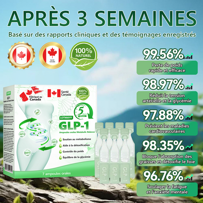 Docteur CA recommandé 👩‍⚕️|👑 𝖫OTMAY® GLP-1 Multiaction Ampoules Orales(Juste une fois par jour, des changements visibles en 7 jours) Pour l'obésité, la santé cardiovasculaire, le diabète, l'apnée du sommeil, la santé intestinale